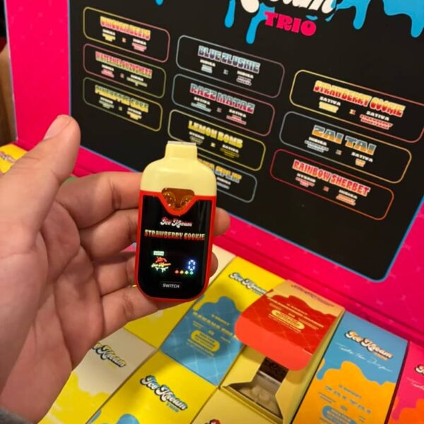 ice kream dual chamber disposable vape