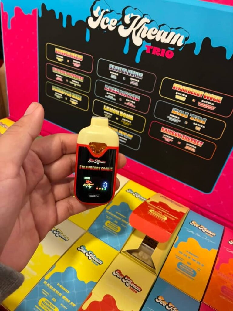 ice kream dual chamber disposable vape