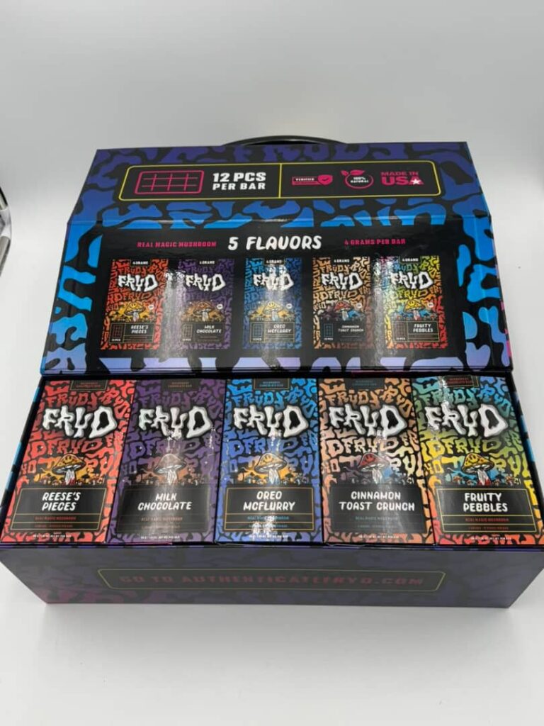 fryd mushroom chocolate bars