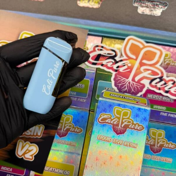 cali pure liquid live resin v2 disposable 2g