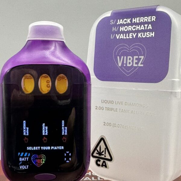 vibez dual 2g disposable premium dual vape triple tank