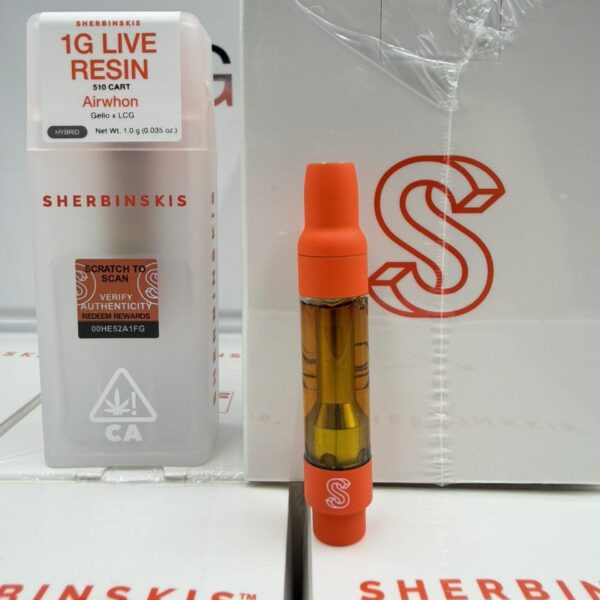 sherbinskis 1g live resin 510 cart