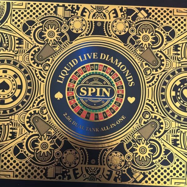 spin 2.5g dual tank all in one liquid live diamonds