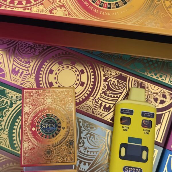 spin 2.5g dual tank all in one liquid live diamonds