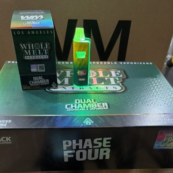 whole melt extracts phase four dual chamber 2g disposable