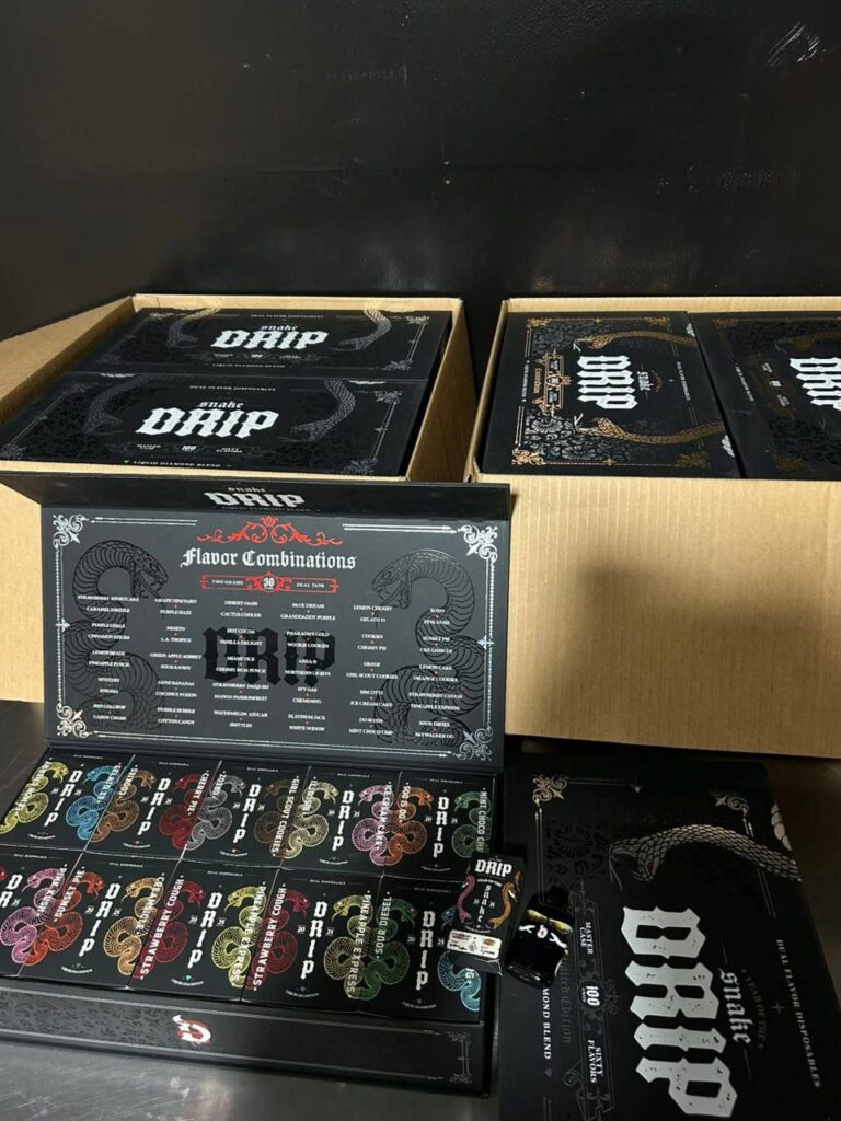 snake drip 2g disposable liquid diamonds blend dual flavors