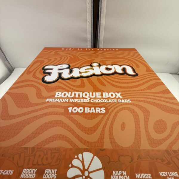 fusion boutique box premium infused chocolate bars 100bars