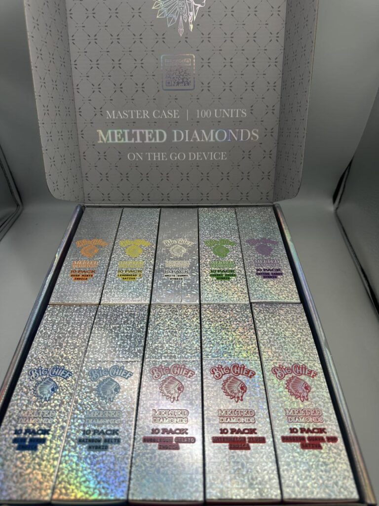 big chief melted diamonds 2g disposable on the go