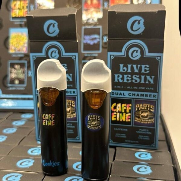 cookies dual chamber 2g disposable live resin 3 in one