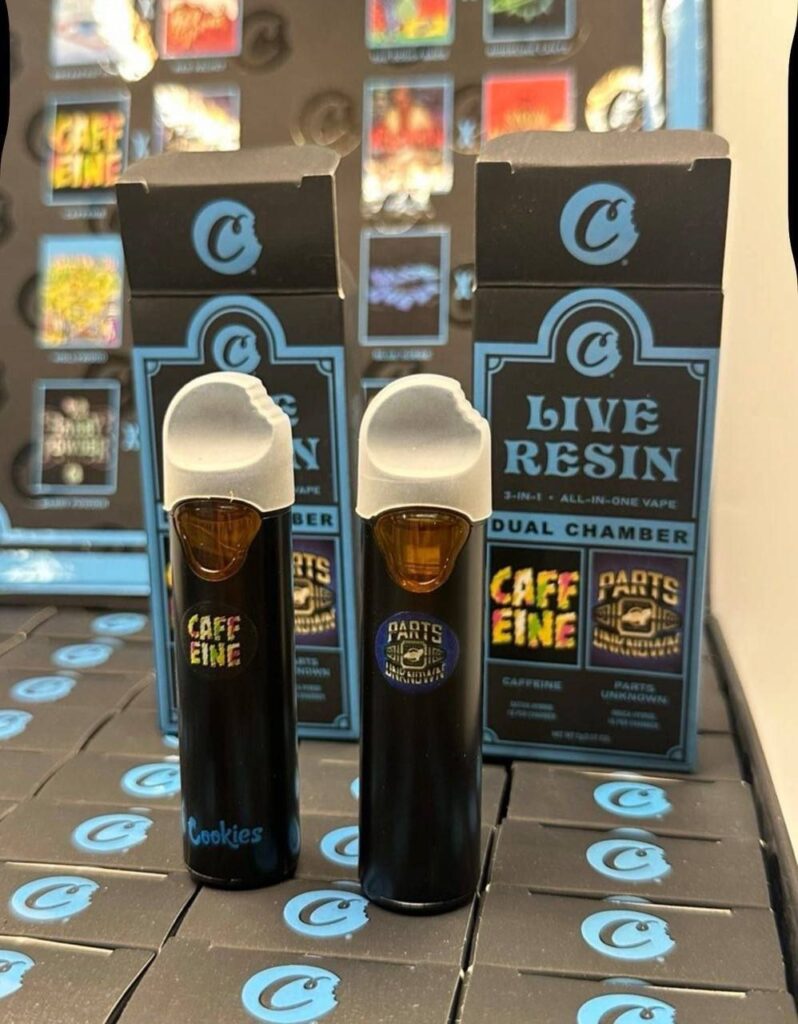 cookies dual chamber 2g disposable live resin 3 in one