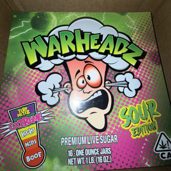 warheadz premium live sugar 16oz sour edition
