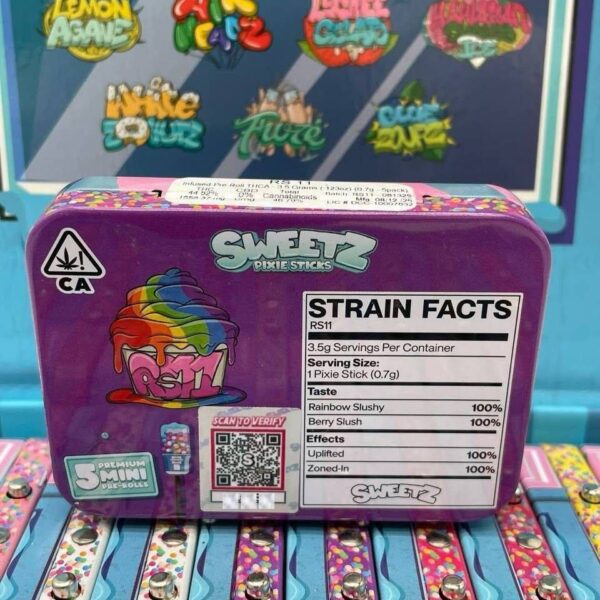 sweetz pixie sticks 5 premium minis prerolls