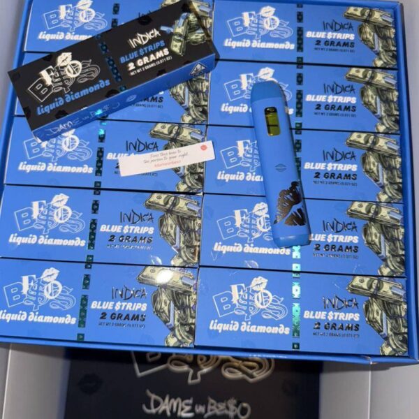 besos 2g disposable blue strips