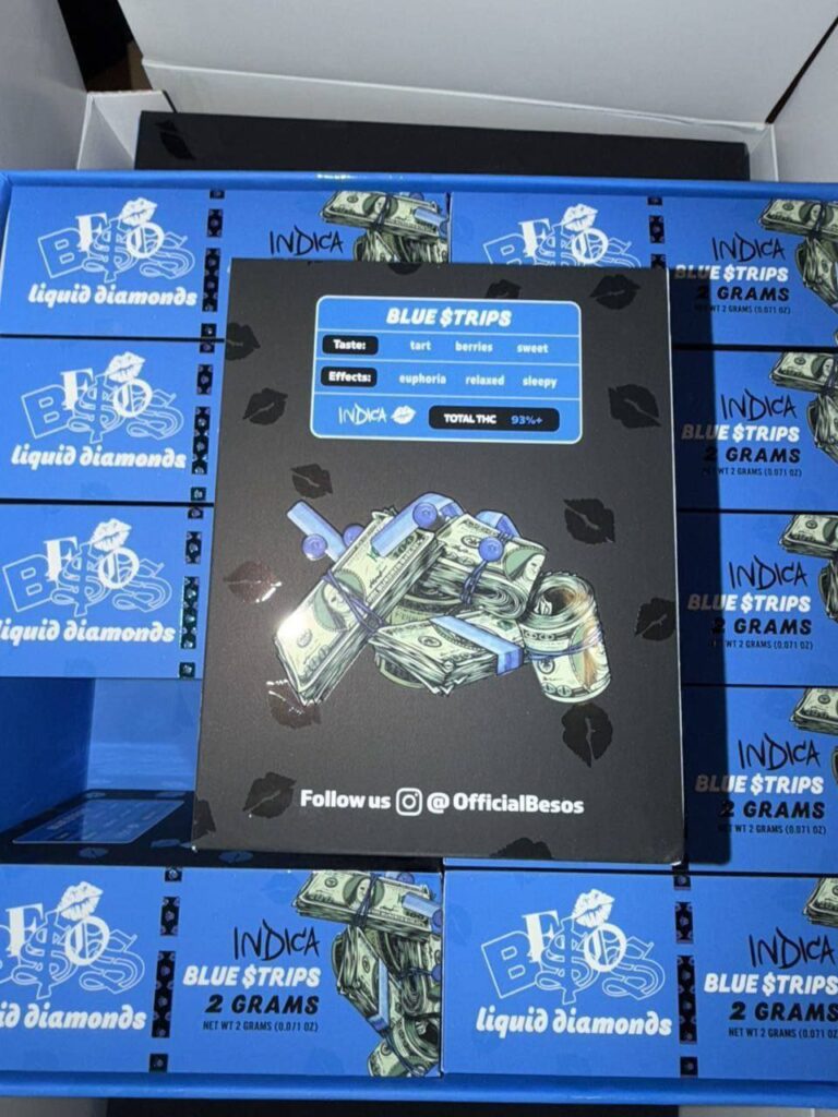 besos 2g disposable blue strips
