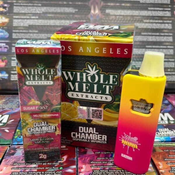 whole melt extracts dual chamber 2g disposable