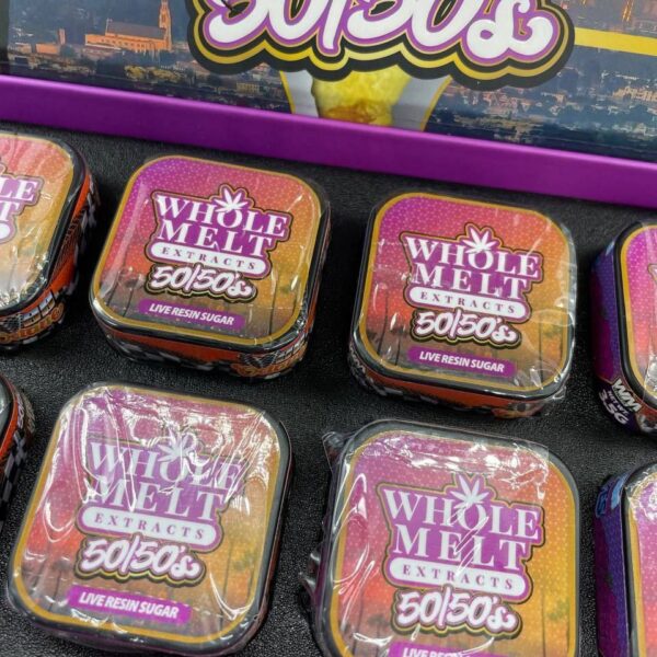 whole melt extracts 50/50s live resin sugar