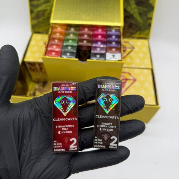 clean carts 2g disposable yellow edition