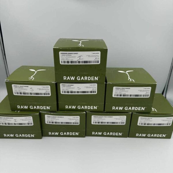 raw garden refined live resin 1g cartridges