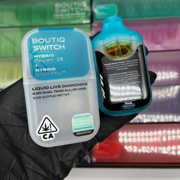 boutiq switch v4 thca 2g disposable