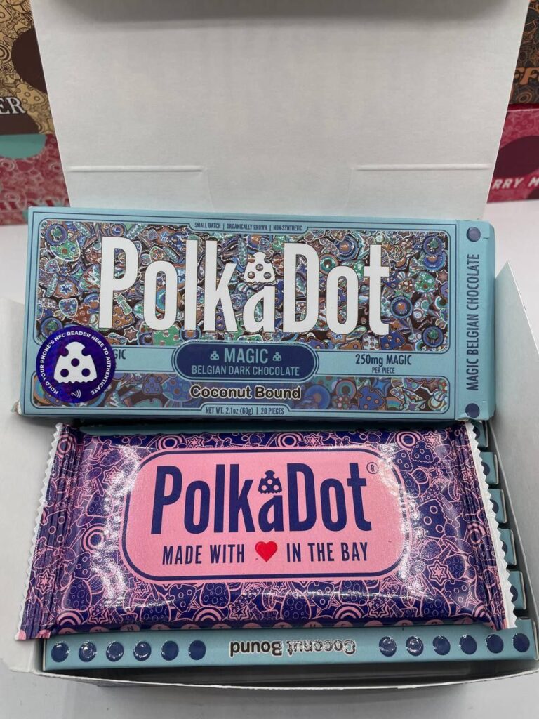 polkadot magic belgian dark chocolate 250mg