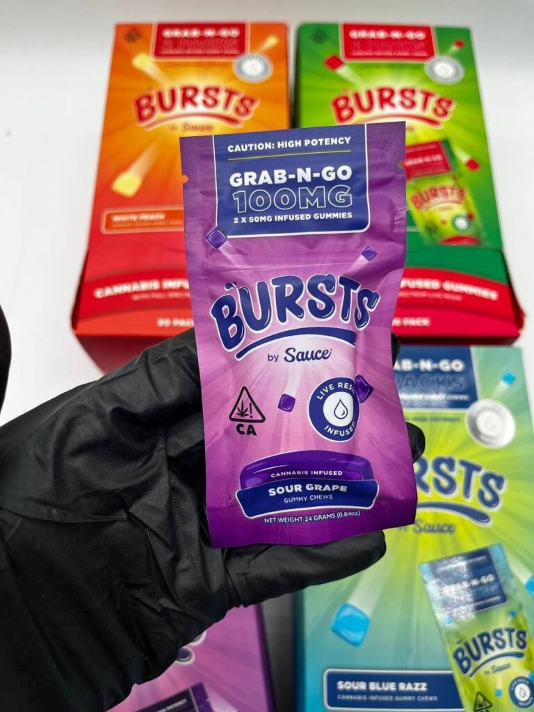burst 100mg infused gummies