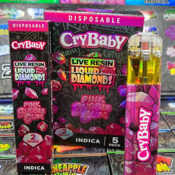 crybaby 2g disposable live resin diamonds
