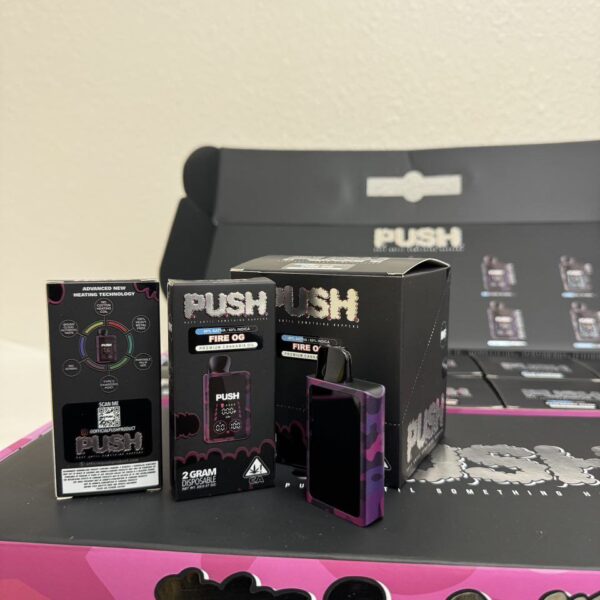 push 2g disposable with screen valentine's edition