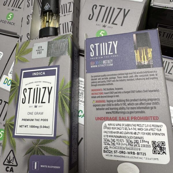 stiiizy 1g premium thc pods