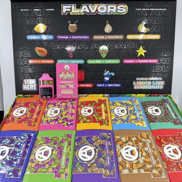 arcadia fusion 2g disposable dual flavor