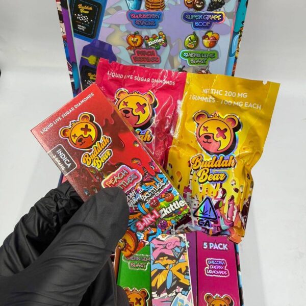 buddah bear 2g disposable 3 in 1 with gummies
