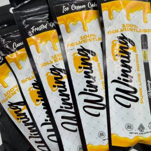 winning pure live rosin 0.5g disposable