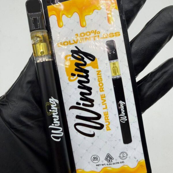 winning pure live rosin 0.5g disposable