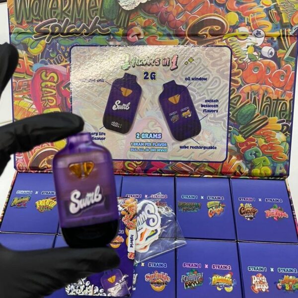 swirl 2g disposable 3 flavors in 1 dual device