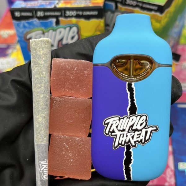 triiiple threat 3in1 powered by triiio 2g disposable