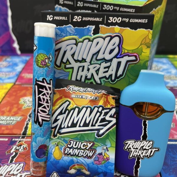 triiiple threat 3in1 powered by triiio 2g disposable