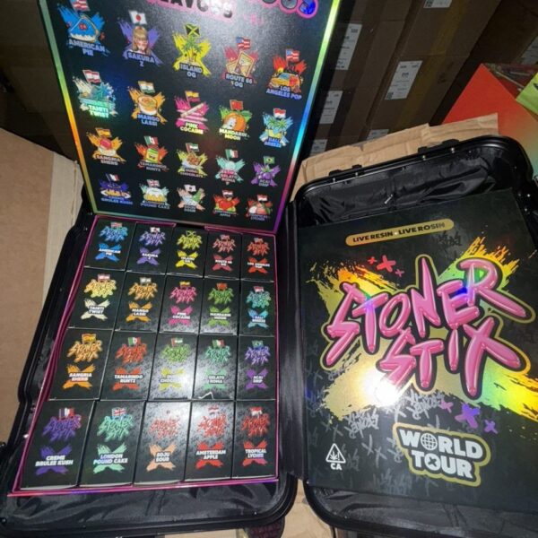 stoner stix world tour 2g disposable +joint live resin+live rosin