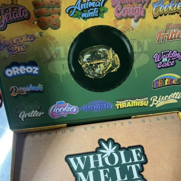 whole melt extracts premium shatter slab