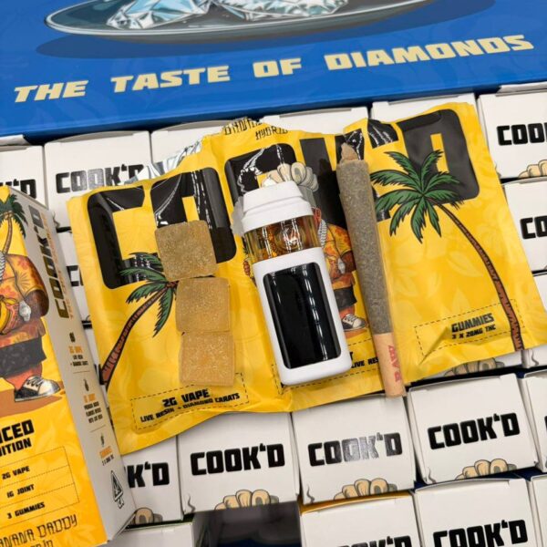 the chef sampler cook'd juiced edition 2g disposable